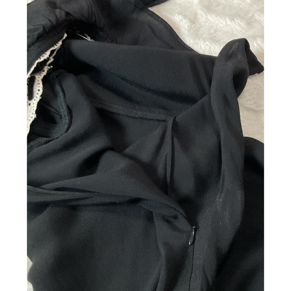 American Eagle Outfitter Women's  Size M Black Boho Cottage Core Midi Dress NWT - Picture 10 of 13